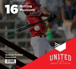United Sport Classic Big Book 16 Position Baseball/Softball Scorebook