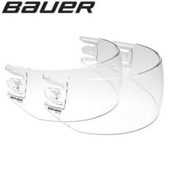 Bauer Senior Hockey Player HDO Pro-Clip Straight Replacement Visors 2-Pack