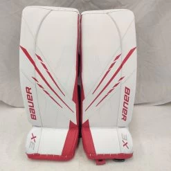Bauer Intermediate Vapor 3X Hockey Goalie Pad -Pro Hockey Shop Shop Bauer Intermediate Vapor 3X White Red Hockey Goalie Pad Edmonton Canada