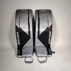 Bauer Senior Supreme MACH Custom Hockey Goalie Pad -Pro Hockey Shop Shop Bauer Senior Supreme Mach Custom Hockey Goalie Pad Black Grey Edmonton Canada