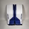Bauer Senior Supreme MACH Custom Hockey Goalie Pad -Pro Hockey Shop Shop Bauer Senior Supreme Mach Custom Hockey Goalie Pad White Blue Edmonton Canada