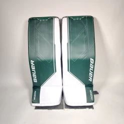 Bauer Senior Supreme MACH Custom Hockey Goalie Pad -Pro Hockey Shop Shop Bauer Senior Supreme Mach Custom Hockey Goalie Pad White Green Edmonton Canada