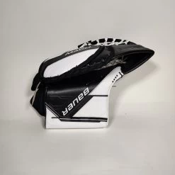 Bauer Senior Supreme MACH Custom Hockey Goalie Trapper -Pro Hockey Shop Shop Bauer Senior Supreme Mach Custom Hockey Goalie Trapper White Black Edmonton Canada