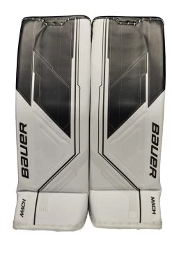 Pro Hockey Shop -Pro Hockey Shop Shop Bauer Senior Supreme Mach Hockey Goalie Pad White Black Edmonton Canada