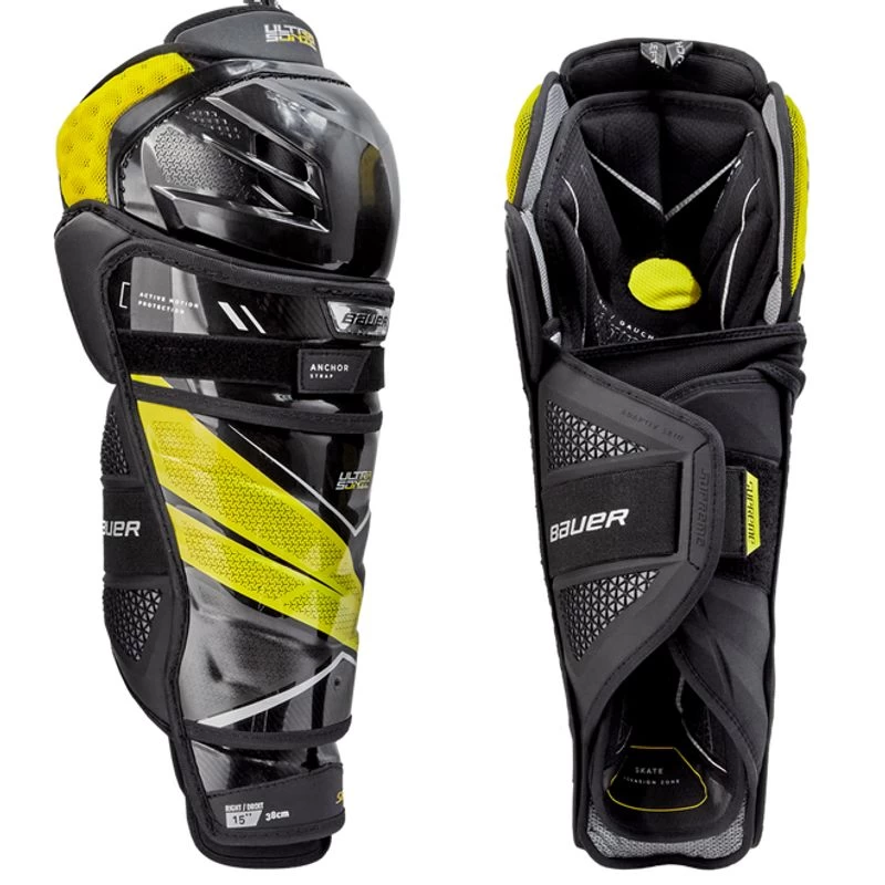 Bauer Senior Supreme Ultrasonic Hockey Player Shin Guard 3 Bauer Senior Supreme Ultrasonic Hockey Player Shin Guard