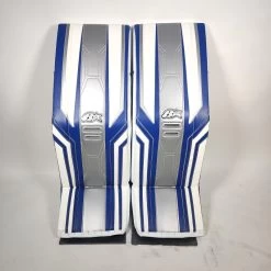 Brian's Senior OPTIK 3 Hockey Goalie Pad -Pro Hockey Shop Shop Brians Senior Optik 3 Hockey Goalie Pad White Blue Silver Edmonton Canada