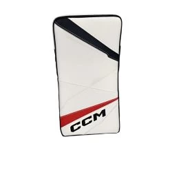 CCM Intermediate Axis 2 Pro Hockey Goalie Blocker -Pro Hockey Shop Shop CCM Intermediate AXIS 2 Pro Hockey Goalie Blocker White Black Red Edmonton Canada