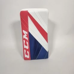 CCM Senior EFLEX 5 Pro Hockey Goalie Blocker 22 CCM Senior EFLEX 5 Pro Hockey Goalie Blocker -Pro Hockey Shop Shop CCM Senior EFLEX 5 Pro Hockey Goalie Blocker White Blue Red Edmonton Canada