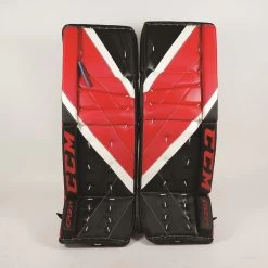 CCM Senior EFLEX 5 Pro Hockey Goalie Pad 18 CCM Senior EFLEX 5 Pro Hockey Goalie Pad -Pro Hockey Shop Shop CCM Senior EFLEX 5 Pro Hockey Goalie Pad Red Black White Edmonton Canada