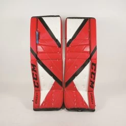 CCM Senior EFLEX 5 Pro Hockey Goalie Pad 22 CCM Senior EFLEX 5 Pro Hockey Goalie Pad -Pro Hockey Shop Shop CCM Senior EFLEX 5 Pro Hockey Goalie Pad Red White Black Edmonton Canada