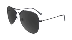 Knockaround Mile Highs Sunglasses Black/Smoke