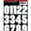 Sidelines Helmet Numbers -Pro Hockey Shop Shop Sidelines Helmet Numbers White Edmonton Canada