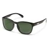 SUNCLOUD Loveseat Sunglasses Black/Polarized Gray Green