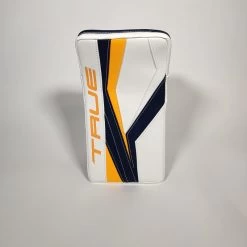 True Lefevre Senior 12.2 Hockey Goalie Blocker -Pro Hockey Shop Shop True Lefevre Senior 12.2 Hockey Goalie Blocker White Navy Sport Gold Edmonton Canada