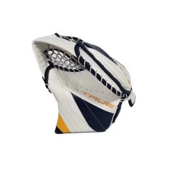 True Lefevre Senior 20.2 Hockey Goalie Trapper -Pro Hockey Shop Shop True Lefevre Senior 20.2 Hockey Goalie Trapper White Navy Sport Gold Edmonton Canada