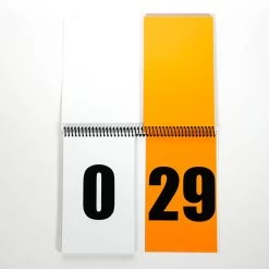 United Sport Flip Card Volleyball Score Booklet (0-29)