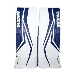 Vaughn Senior SLR3 Pro Carbon Hockey Goalie Pad -Pro Hockey Shop Shop Vaughn Senior SLR3 Pro Carbon Hockey Goalie Pad White Blue Edmonton Canada