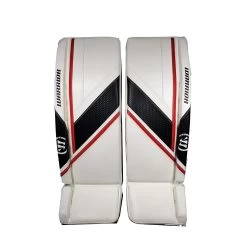 Pro Hockey Shop -Pro Hockey Shop Shop Warrior Senior G6 E Hockey Goalie Pad White Black Red Edmonton Canada