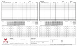 United Sport Basketball Scorebook